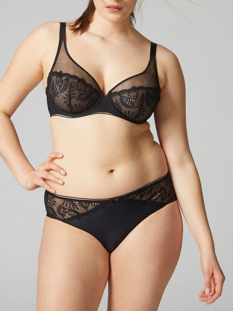 Bloom Full Coverage Plunge - Black