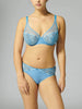Full Coverage Plunge - Denim