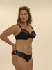 Full cup support bra - Black