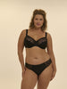Full cup support bra - Black