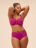 Squared neckline full cup bra - Azalea