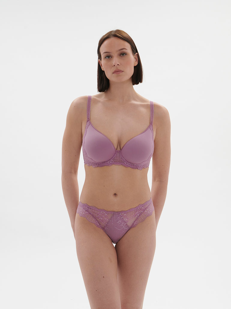 Spacer plunge bra - Glamourous Mauve