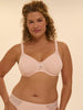 Rigid moulded bra - Blush