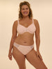 Rigid moulded bra - Blush