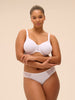 Cotton slip - White