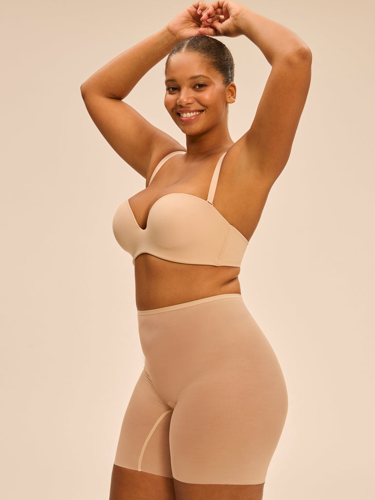 Multi-position strapless bra - Peau rosée