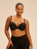 Padding plunge bra - Black