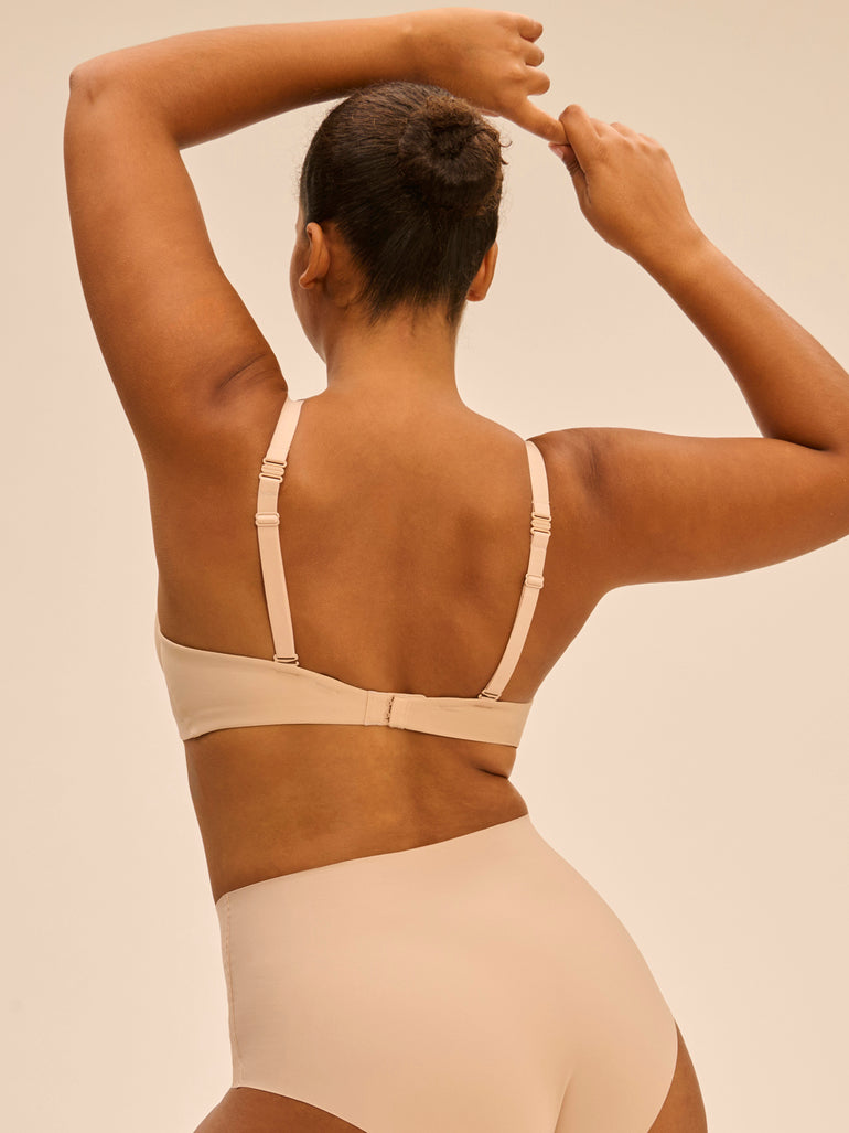 Padding plunge bra - Peau rosée