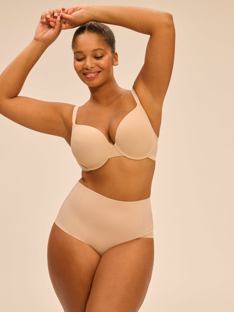 Padding plunge bra - Peau rosée