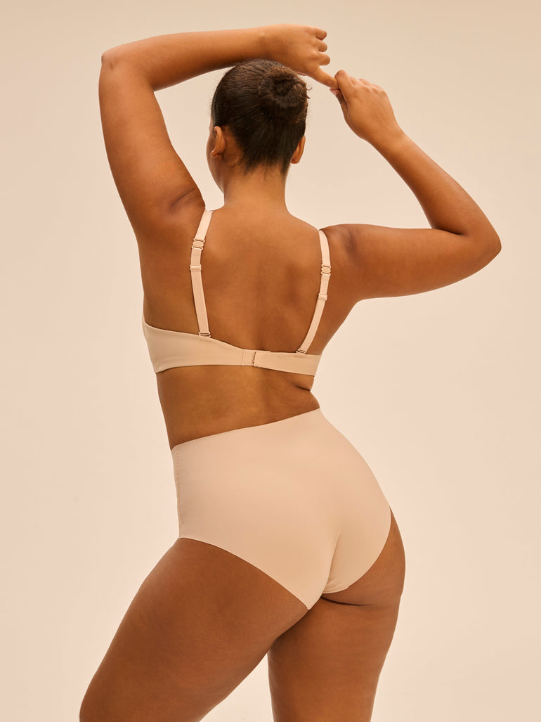 Padding plunge bra - Peau rosée