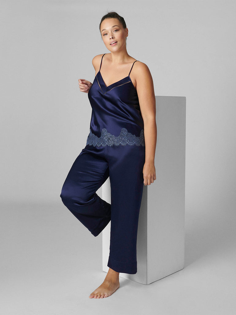 Dream Silk Pant - Midnight