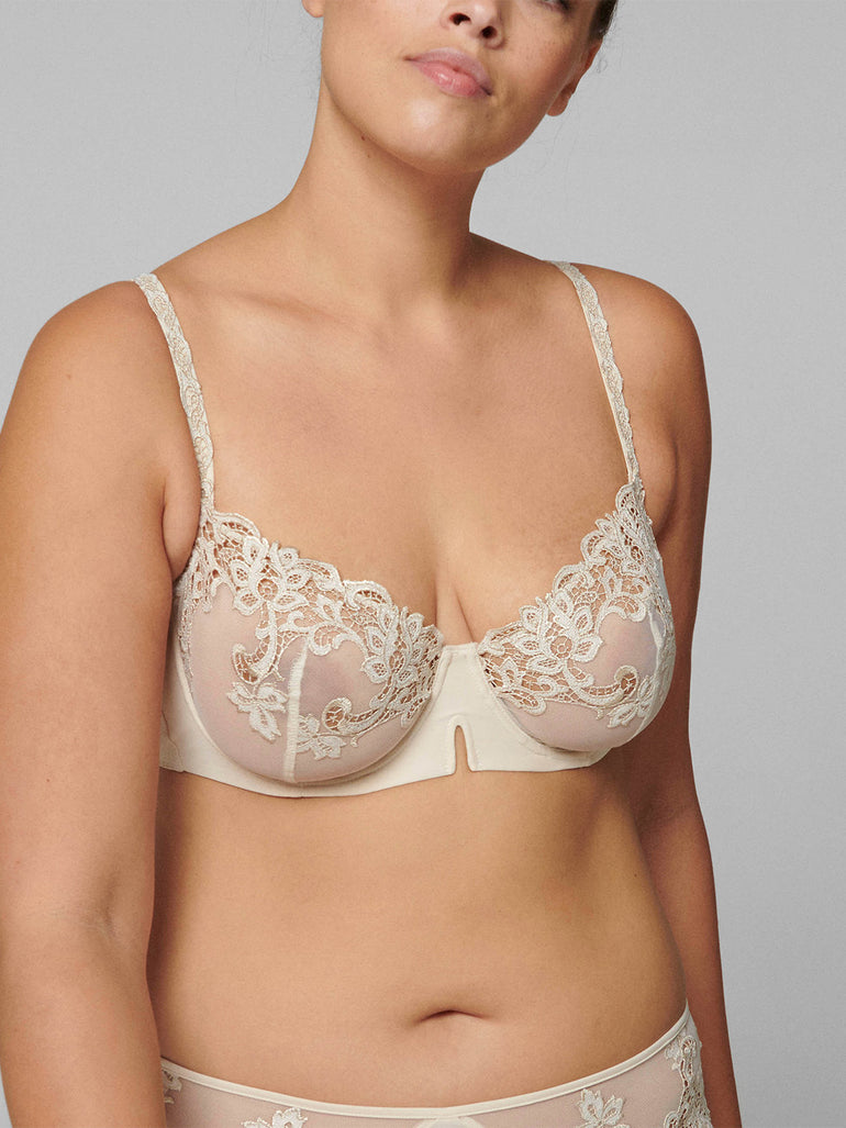 Half cup bra - Topaz Beige – Simone Pérèle UK