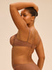 Half cup bra - Tender Brown