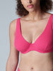 Full Coverage Plunge - Fuschia