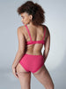 Full Coverage Plunge - Fuschia