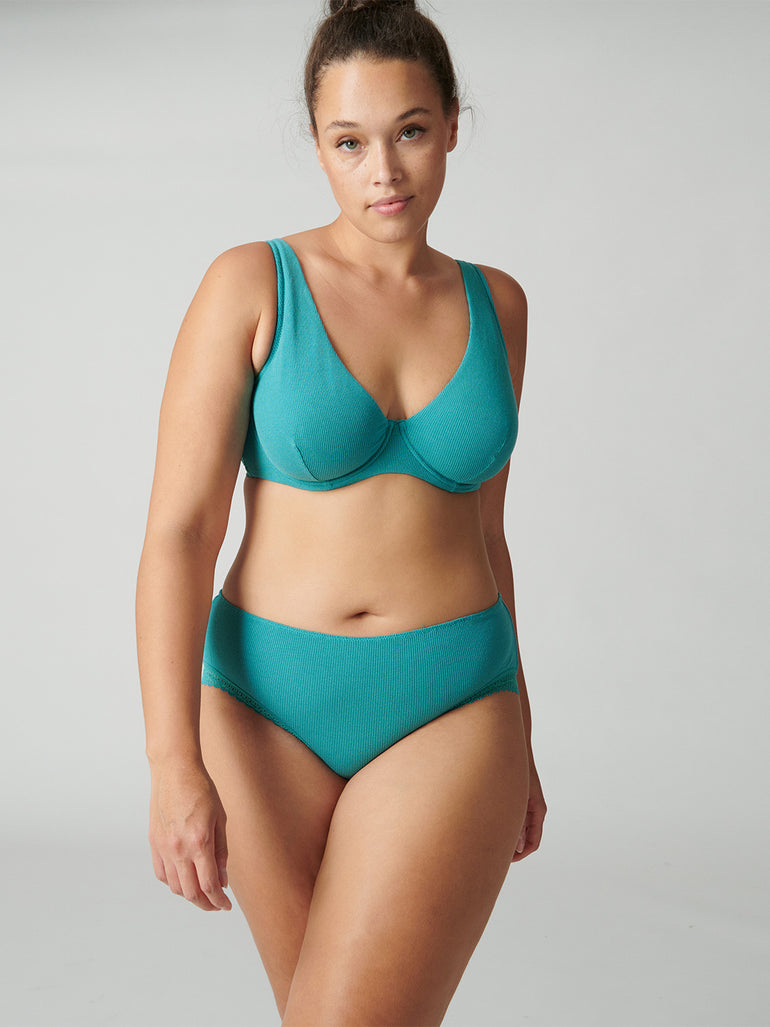 Eugenie Full Coverage Plunge - Saline Blue