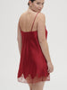 Nocturne Silk Dress - Tango Red