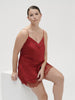Nocturne Silk Dress - Tango Red