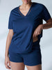 Short Sleeve Top - Astral Blue