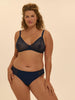 Soft cup triangle bra - Midnight