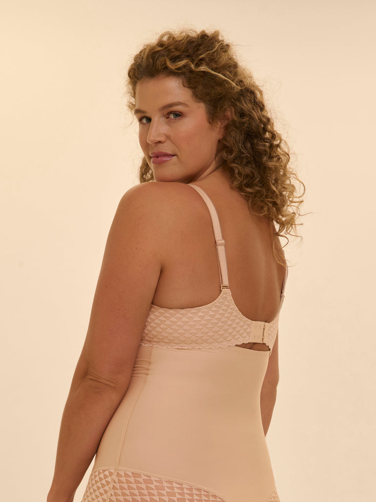 Moulded underwired bra - Peau rosée