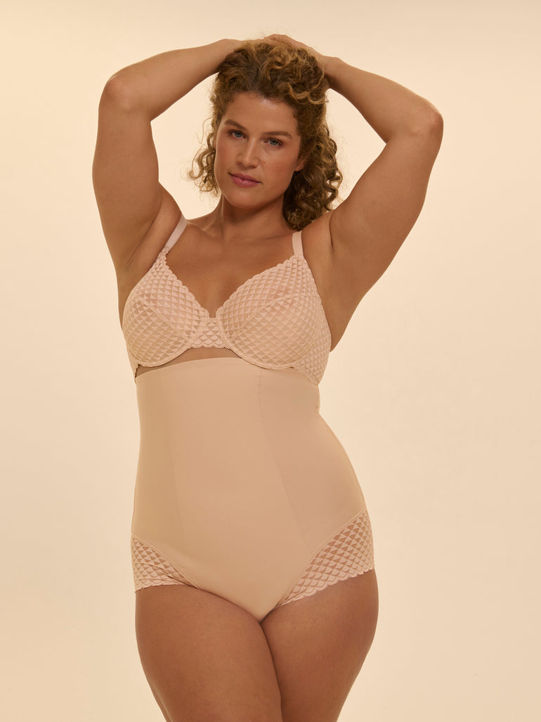 Moulded underwired bra - Peau rosée