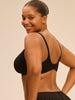 Spacer plunge bra - Black