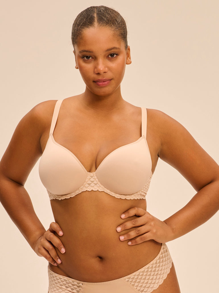 Spacer plunge bra - Peau rosée