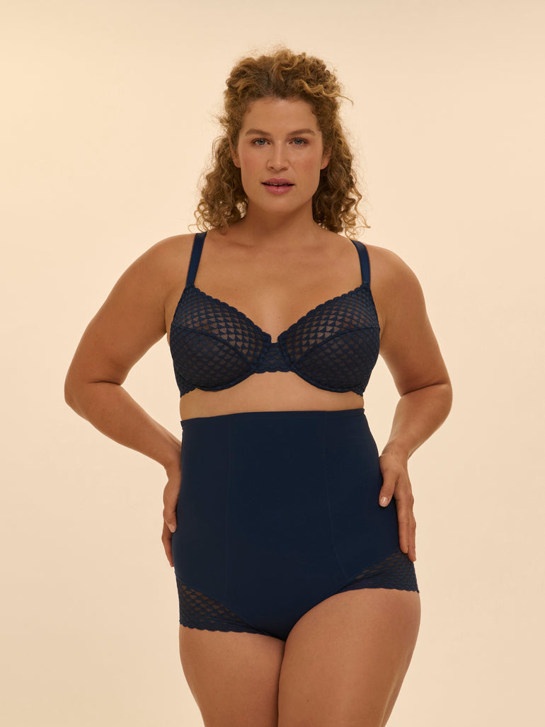 High waist shaper brief - Midnight