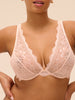Triangle bra - Petal Powder