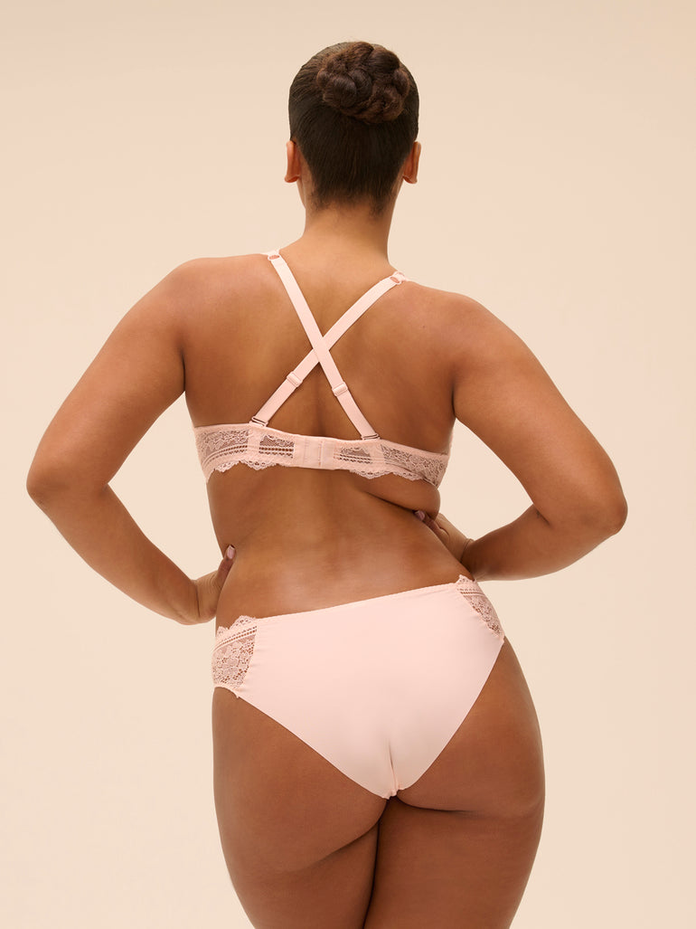 Triangle bra - Petal Powder