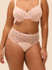 High-waist brief - Petal Powder