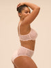 High-waist brief - Petal Powder