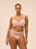 High-waist brief - Petal Powder