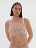 Full cup support bra - Petal Powder