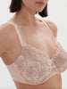 Full cup support bra - Petal Powder