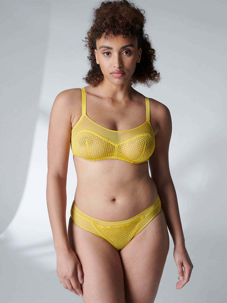 Manon Underwire Bandeau - Chrome Yellow