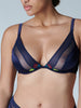 Elsa Underwire Triangle - Night Blue