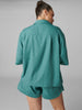 Caprice Long Sleeve Top - Boreal Green