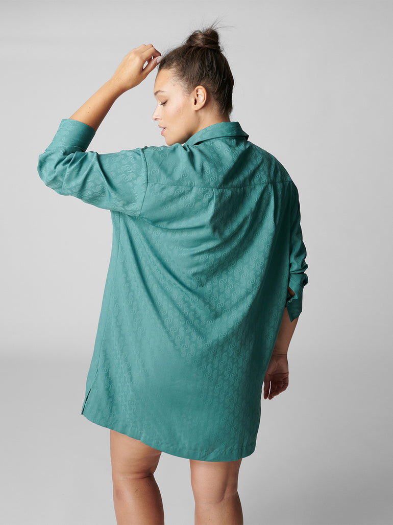 Caprice Night Shirt - Boreal Green