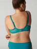 Full cup bra - Emerald green