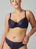 Aimee Underwire Plunge - Midnight