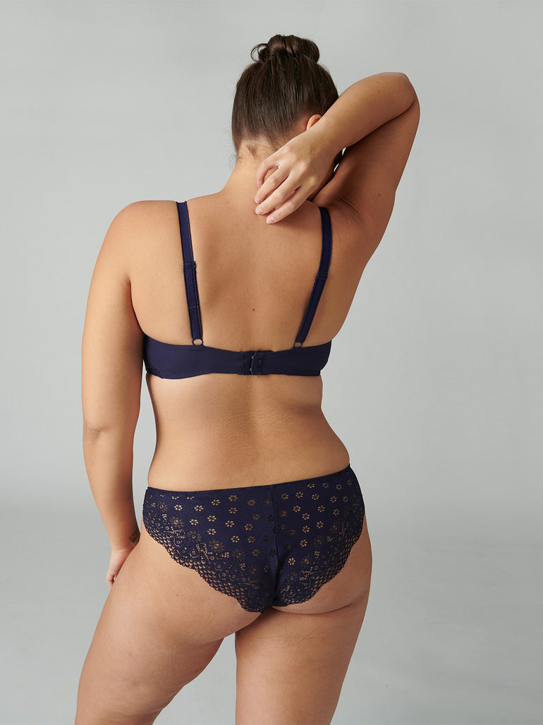 Aimee Underwire Plunge - Midnight