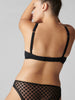 Hortense Triangle Push-Up - Black