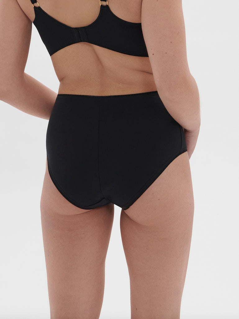 High-waist brief - Black