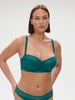Half cup bra - BLUE