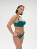 Half cup bra - BLUE