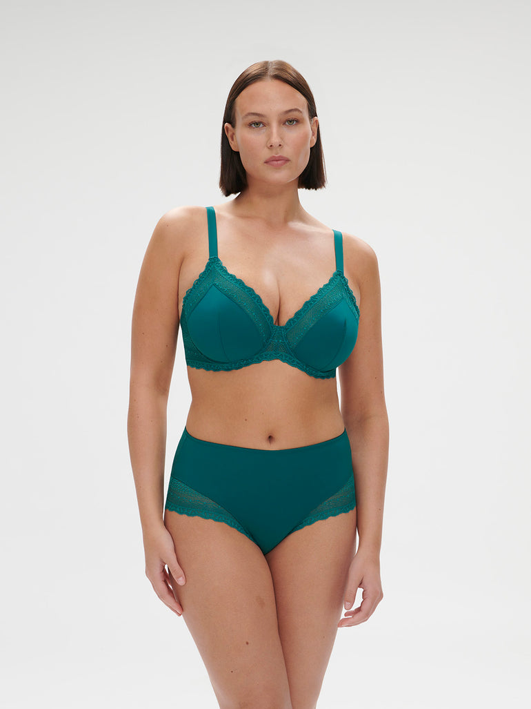 High-waist brief - BLUE