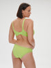 Plunging underwired bra - Lime