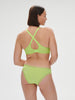 Plunging underwired bra - Lime